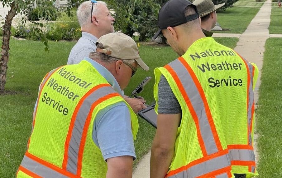 National Weather Service investigators in Madison County, KY