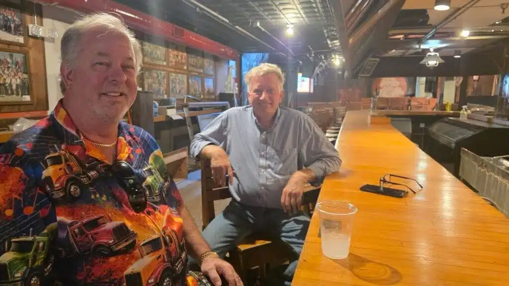 Robbie Robertson and Jack Vanwinkle at The Familly Dog in Richmond, KY