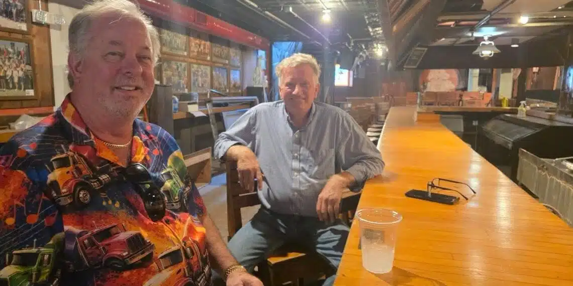 Robbie Robertson and Jack Vanwinkle at The Familly Dog in Richmond, KY