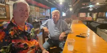 Robbie Robertson and Jack Vanwinkle at The Familly Dog in Richmond, KY