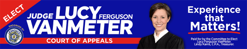 Lucy VanMeter Election Pop Up Ad